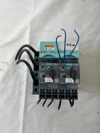 Siemens Sirius 3RV2021 Motor Protection Breaker Assembly 3RV2021-4BA20 Lot