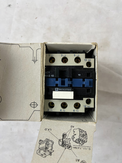 Telemecanique LC1D3210B7 Contactor 32A 15kW 3-Pole 24VAC Coil New In Box