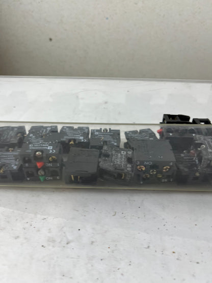 Telemecanique XEN‑L Series Contact Blocks 1NO/1NC Mixed Models Lot Used Bundle