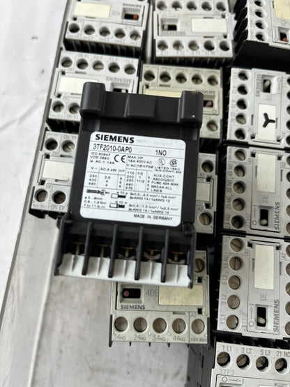 Siemens SIRIUS Contactor Relay Lot 13pcs 3TF2001 3TH2040 3TH Series Mixed Used