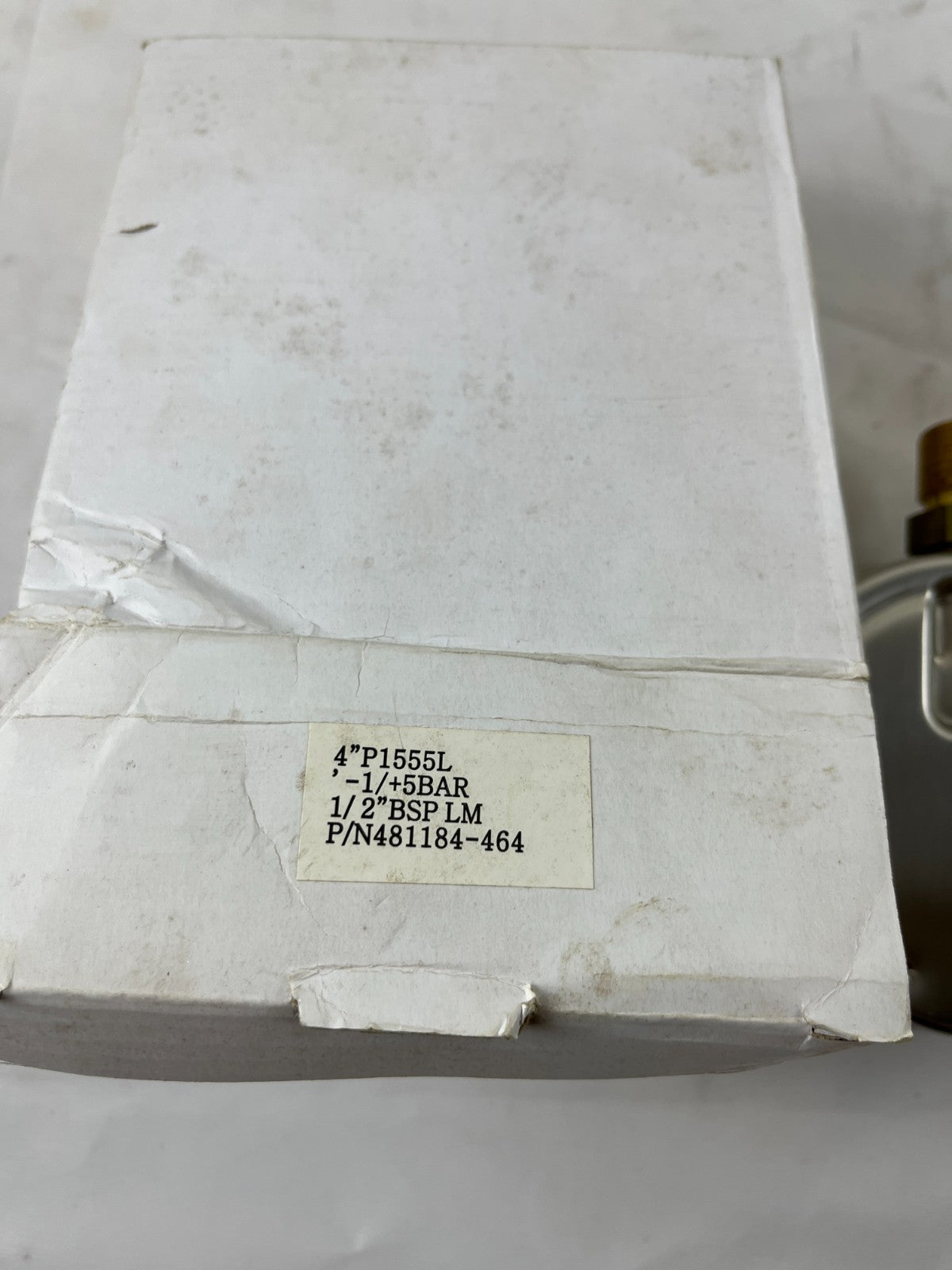 Pressure Gauge P1555L -1 To +5 Bar 4in Dial 1/2 BSP LM New In Box Spare Unit