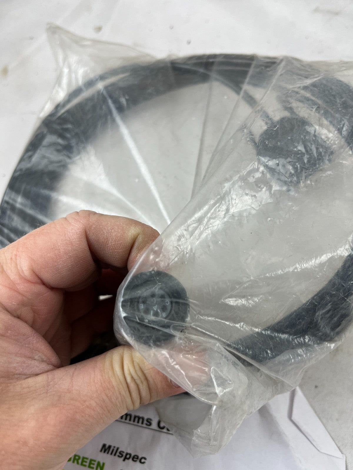 Rs485 Db9 9‑Way D‑Type Comms Cable Milspec New 1 Piece Spare Unit