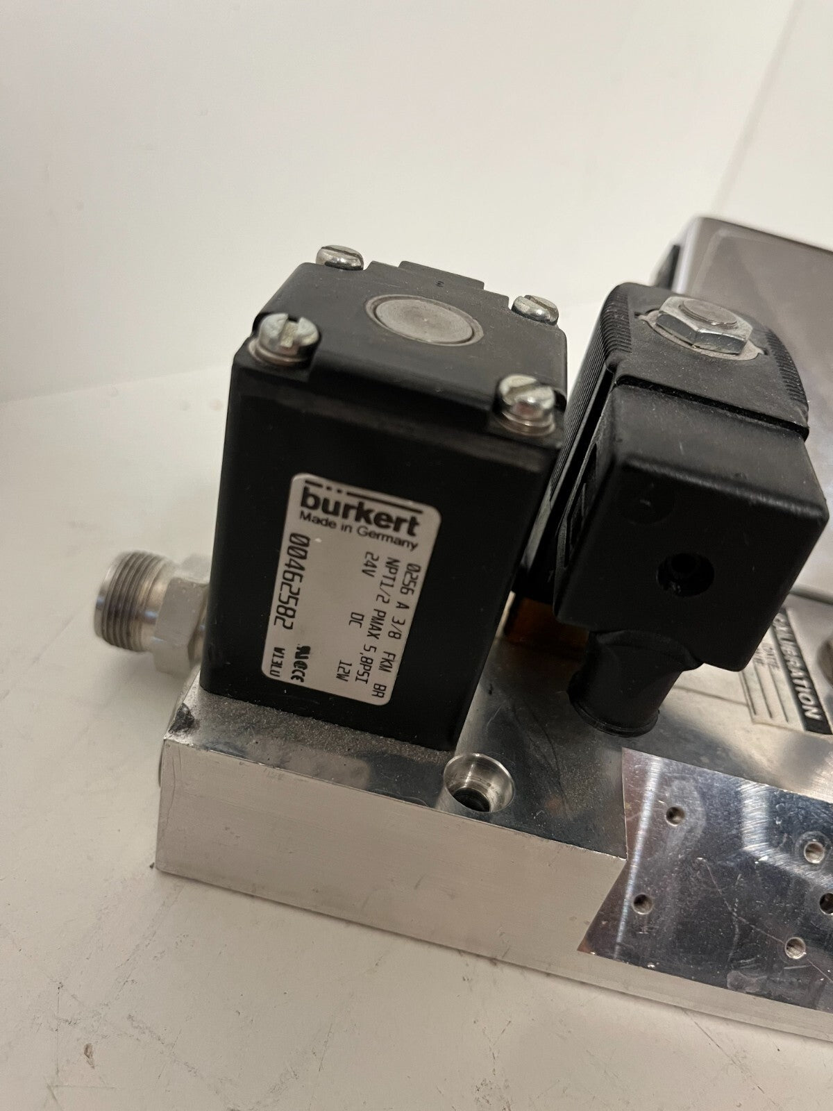 Bürkert Fuel Inlet Manifold Block 5x Solenoid Valves 24VDC Stainless Used