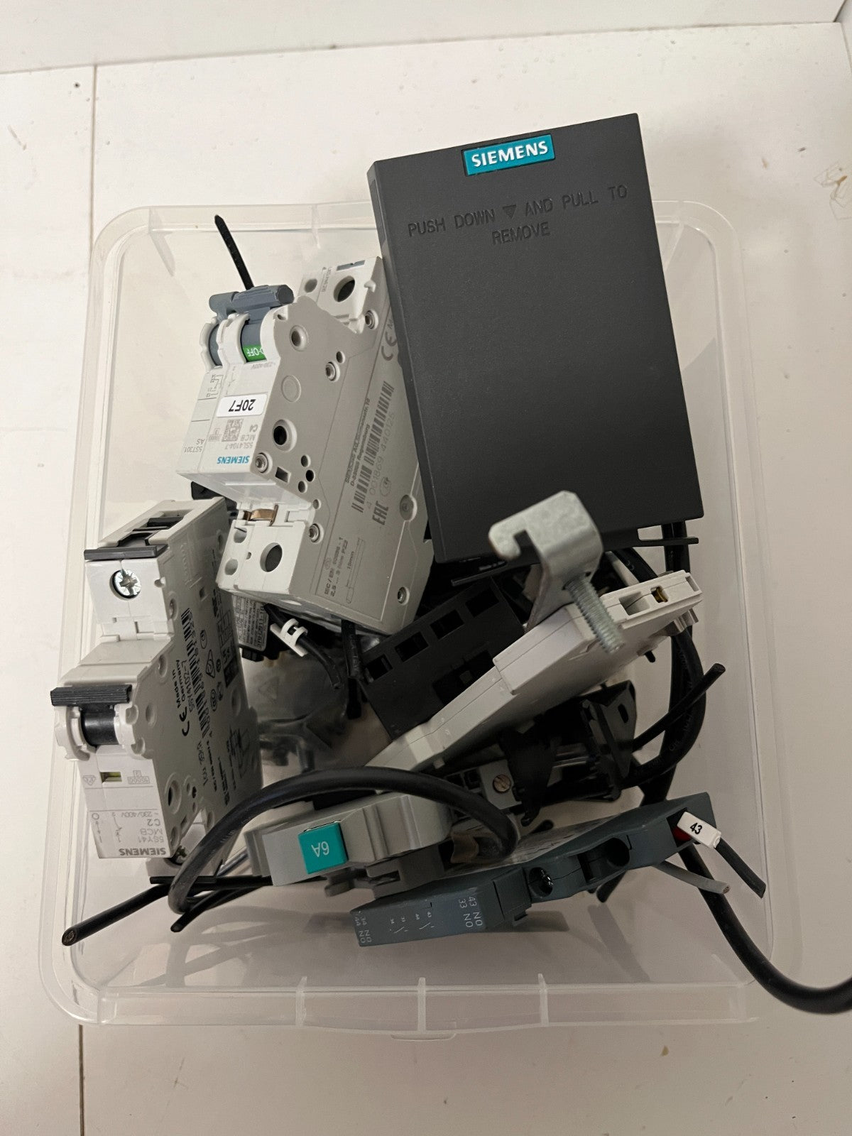 Siemens Industrial Control Components Lot MCCB Breakers Contactors Used Spares
