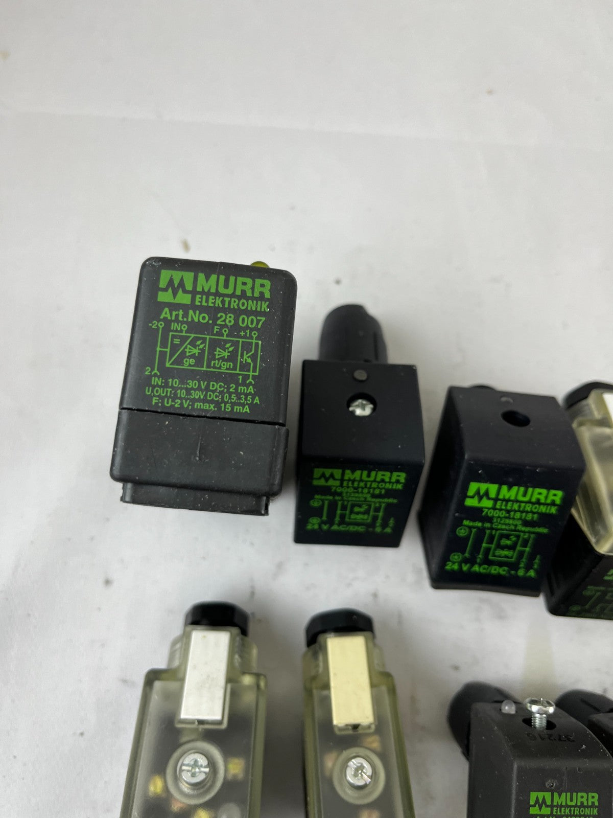 Murr Elektronik Relay Module Lot 24V AC/DC Interface Relays Mixed Models