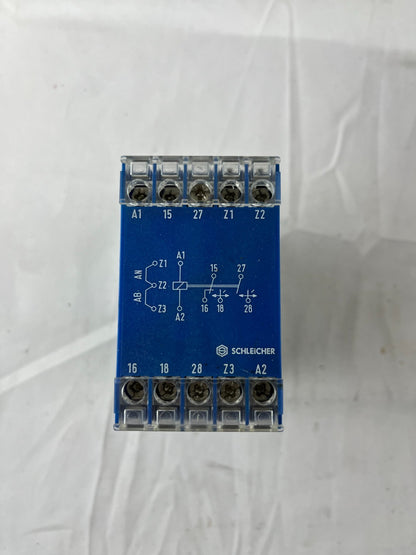 Schleicher SSY12 D Time Relay NEW 230V AC/DC 0.5s Fixed Germany DIN Rail