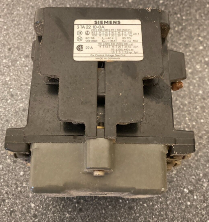 Vintage Siemens 3TA22 10-0A Contact Block Relay Switch, Made in Germany