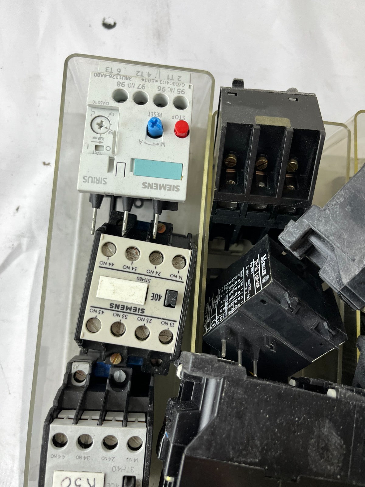 Siemens Contactor Overload Relay Lot 3TH 3UA 3UX Industrial Mixed Units Used
