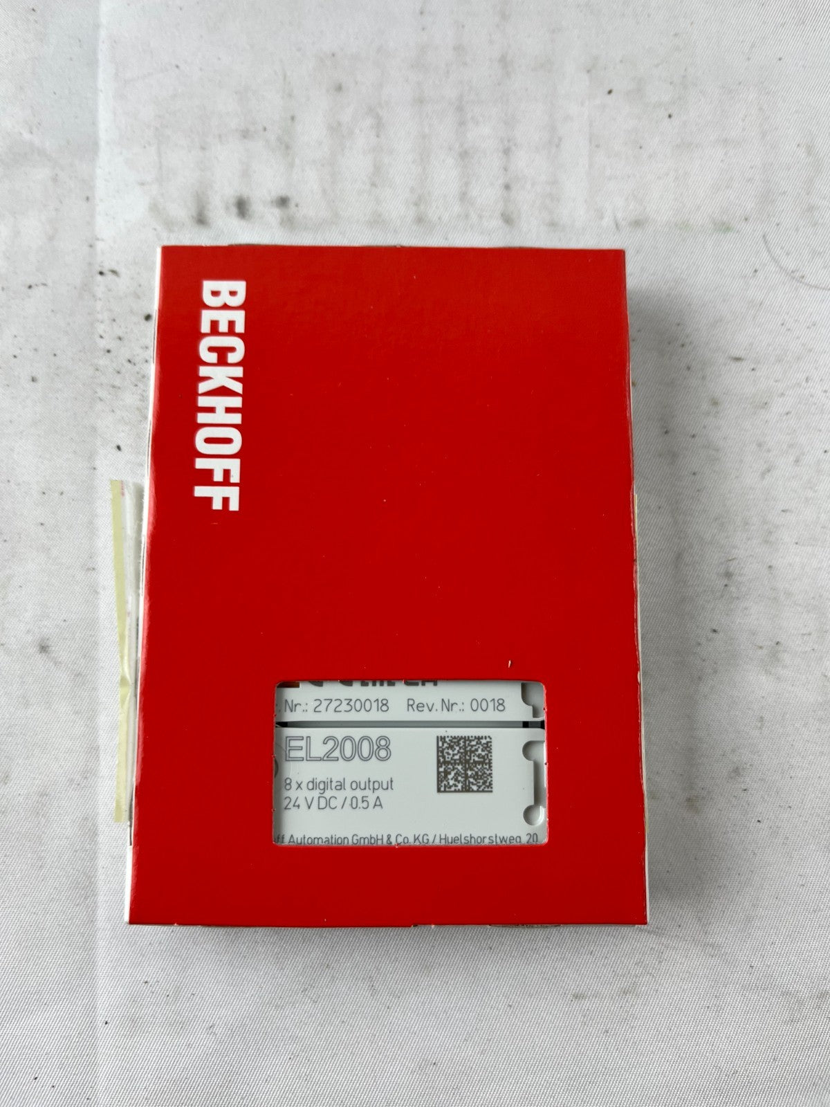Beckhoff EL2008 EtherCAT Terminal 8‑Channel Digital Output 24V DC 0.5A New