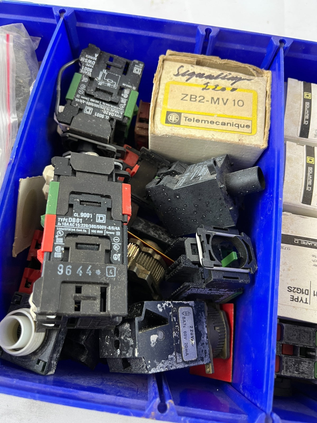 Telemecanique Square D Harmony Control Components Lot Push Buttons Switches