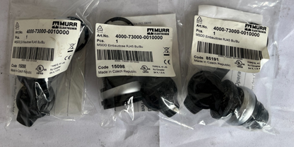 Murr Elektronik Msdd Rj45 Cat5e Panel Connector 4000‑73000‑0010000 Lot Of 3 New