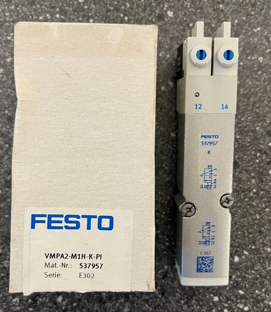 Festo VMPA2-M1H-K-PI Solenoid Valve - New in Box, Part #537957