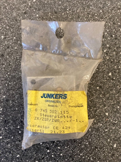 Junkers Bosch Boiler Control Plate PN: 8745502115 - NOS Original ZR/ZSR/ZWR