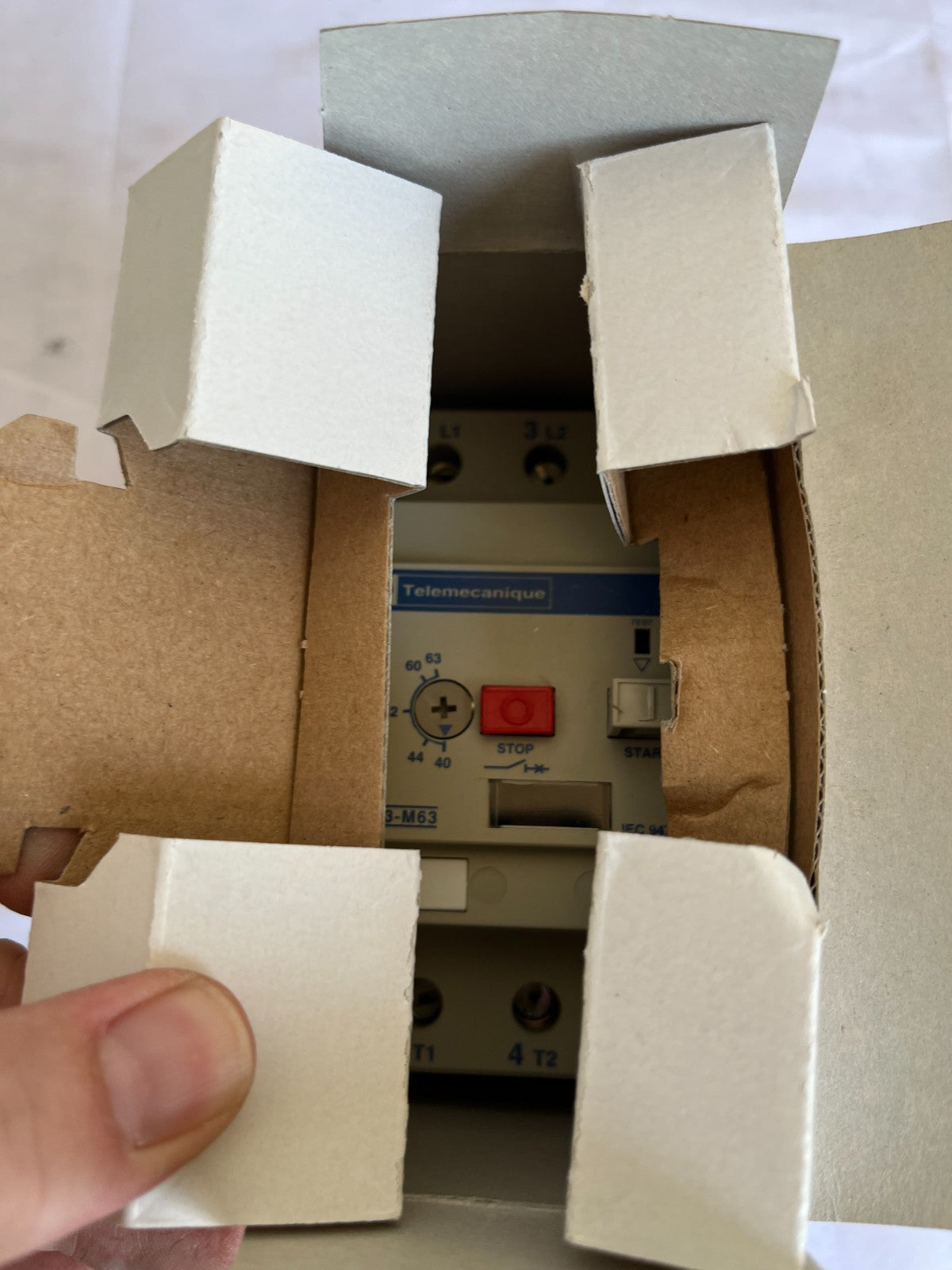 Telemecanique GV3 M63 Motor Circuit Breaker 40-63A New Spare Unit