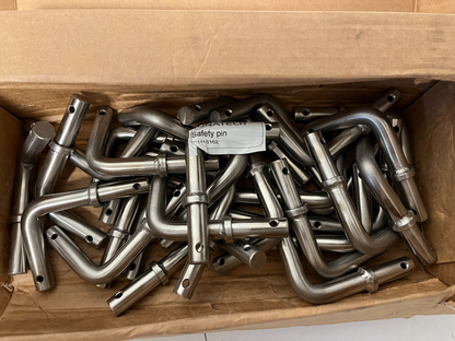 Linatech Safety Pins PN D1115162 Lot of +25 Stainless Steel 10.5x7x1 cm New