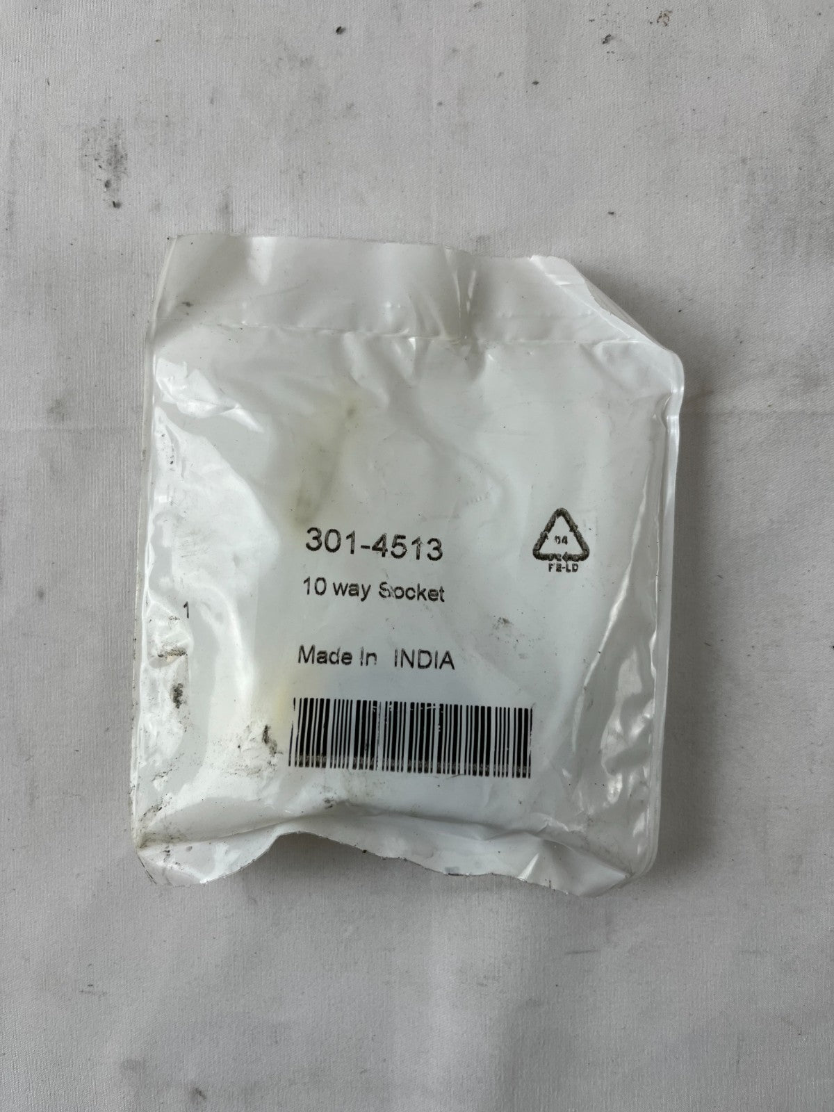10 Way Socket Circular Connector 301-4513 Panel Mount New Unit Spare