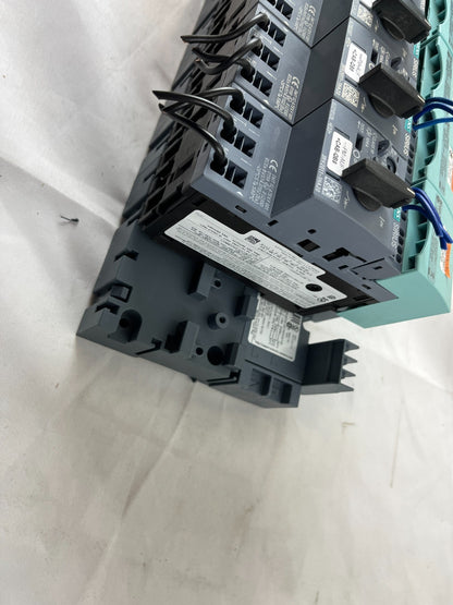 Lot 7x Siemens SIRIUS 3RV2011 / 3RV2021 Motor Protection Circuit Breakers Used