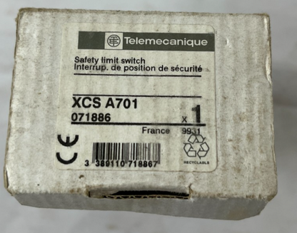 Telemecanique XCS A701 Safety Limit Switch 071886 Position Switch New NOS