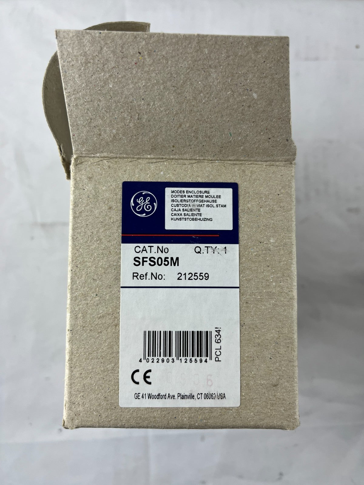 GE SFS05M NEW Motor Starter Enclosure IP65 SFK Circuit Breaker Housing 212559