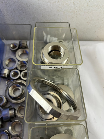 Induplas Cable Glands Adapters PG16 M40 M50 Stainless Mixed Lot Used Spares