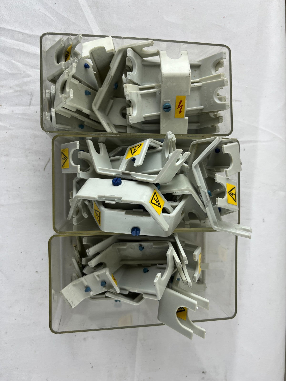 Industrial Switch Fuse Handle Parts Bulk Lot 3 Trays Mixed New Unused