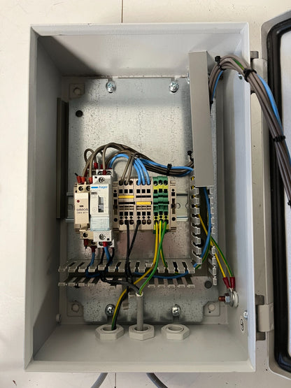 Industrial Control Panel Timer Box Rittal EB 1554.500 230V Omron H3CR – Working