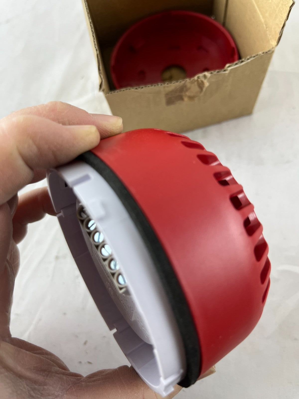 Fulleon ROLP/SV 0832-CPD-1651 Fire Alarm Sounder Red Deep Base EN54-3 NEW UK
