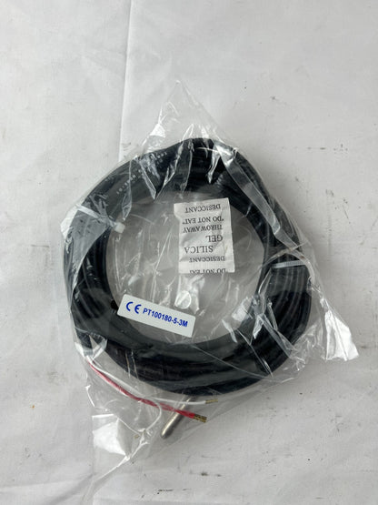 Carlo Gavazzi PT100180-5-3M PT100 Temperature Sensor Probe 3m Cable New Sealed
