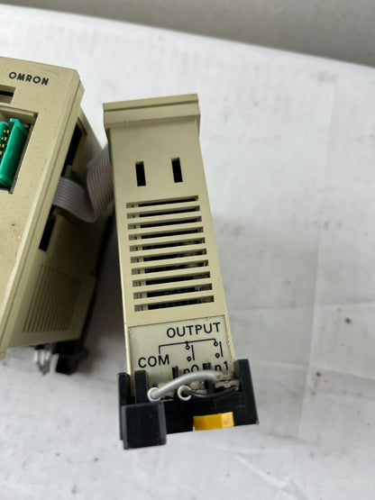 Omron SYSMAC S6 3G2S6-CPU15 Programmable Controller with I/O Module Used Spare