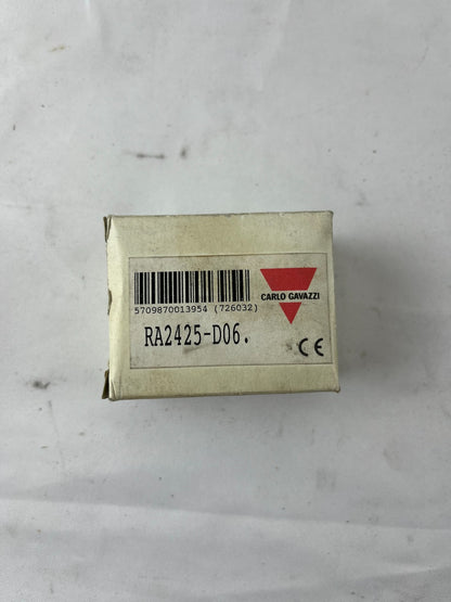 Carlo Gavazzi RA2425-D06 / Electromatic SSR, 1-Phase, 25A 24–280VAC Load NEW