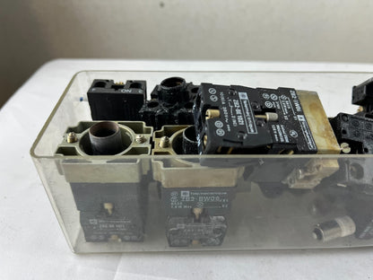 Telemecanique ZB2 Pilot Light Bodies & Contact Blocks Bundle 22 mm Parts Mixed