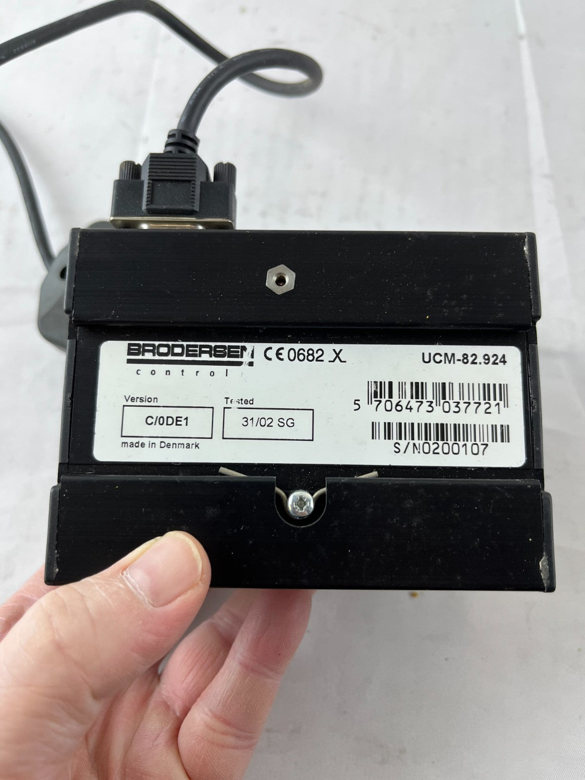 Brodersen UCM‑82.924 Industrial PSTN Modem 12–48 VDC RS232 w/ Siemens SIMATIC S7