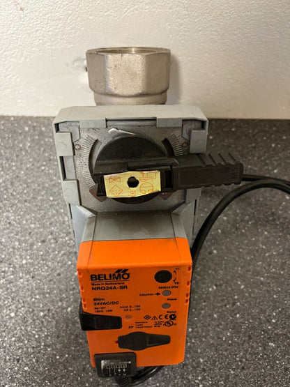Belimo NRQ24A-SR Rotary Actuator with Valve 24VAC/DC 8Nm Modulating Damper
