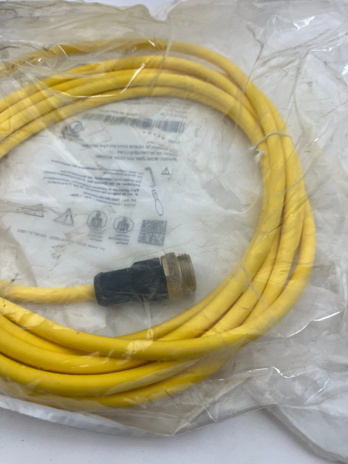 Murrelektronik 7700-A3001-U1B0500 7/8" 3-Pole Male Cable 5m 16AWG TC-ER FT4