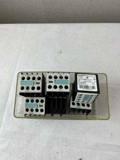 6x Siemens 3RH1911-1FA31 Auxiliary Switch Block 3NO+1NC S00 Top Mount for 3RT10