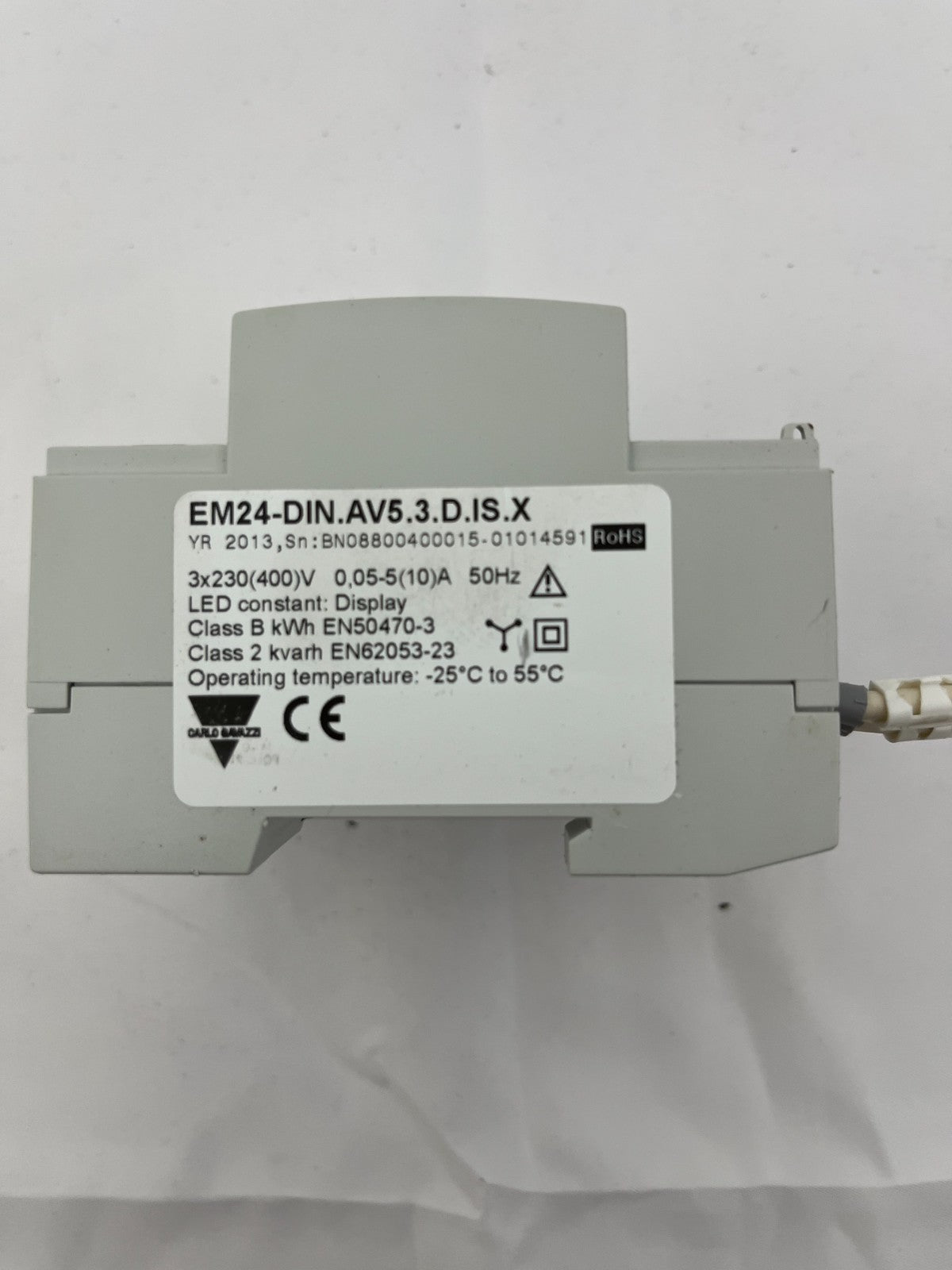 Carlo Gavazzi EM24-DIN.AV5.3.D.IS.X 3-Phase Energy Meter DIN Rail RS485 Modbus