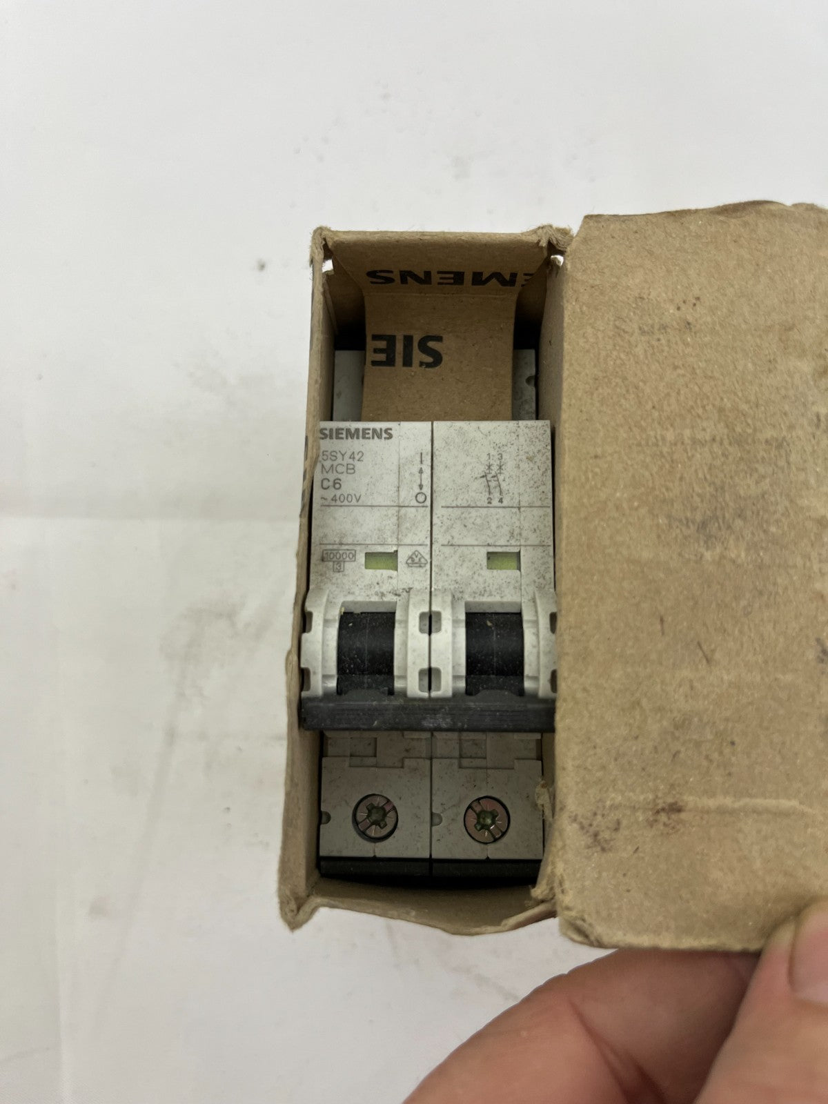 Siemens 5SY4 206-7 MCB Miniature Circuit Breaker 2P 6A C-Curve 400V New Germany