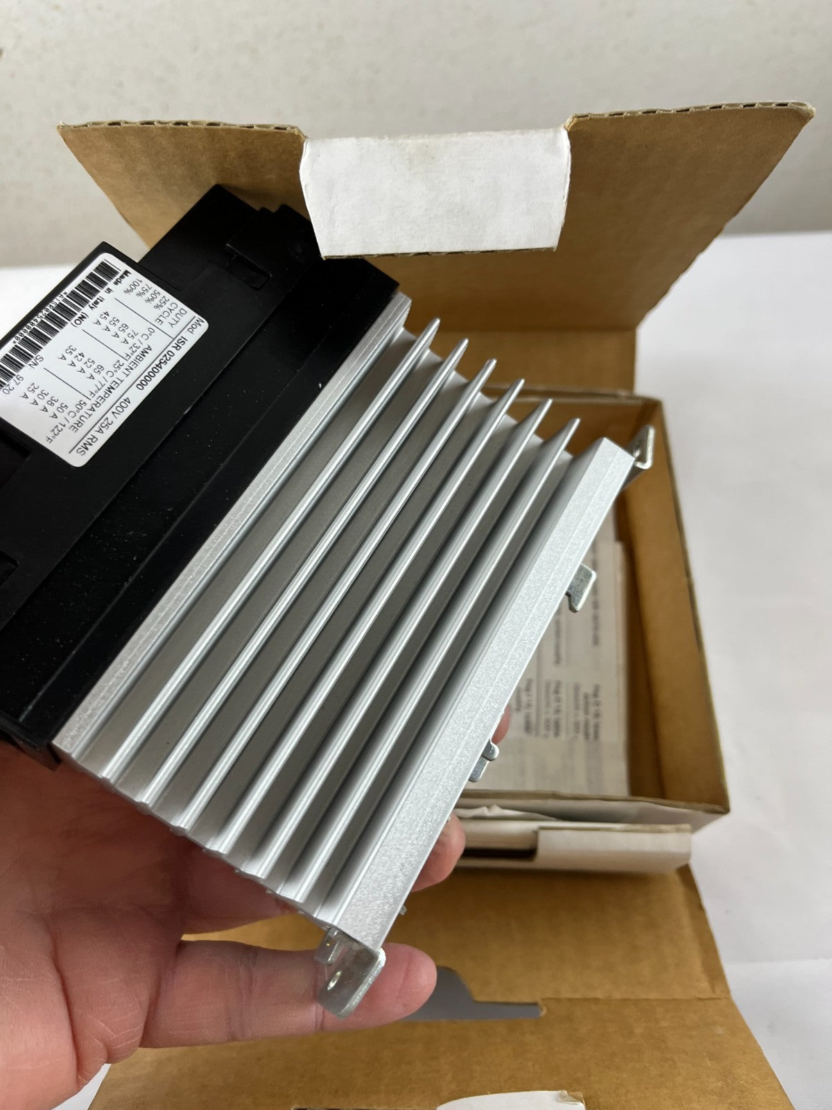 ERO Electronic ISR.025.400.000 Solid State Relay 25–52A 400Vac 4.5–35VDC New