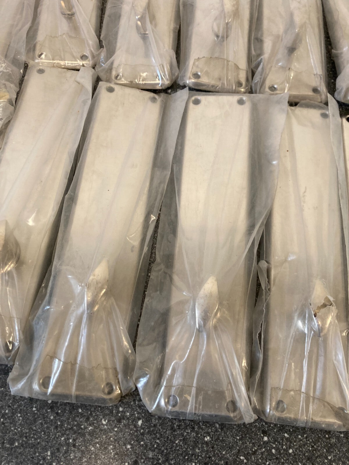 Bundle of 15x Assa Abloy Spacer Long Plates w. Lever Handles 230x50x5mm
