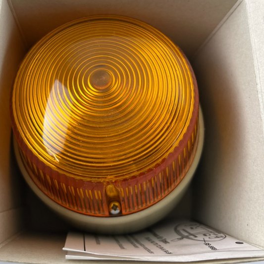 Bezet Typ 04‑H Aufputzleuchte IP54 230V E14 Amber Surface Mount Indicator New