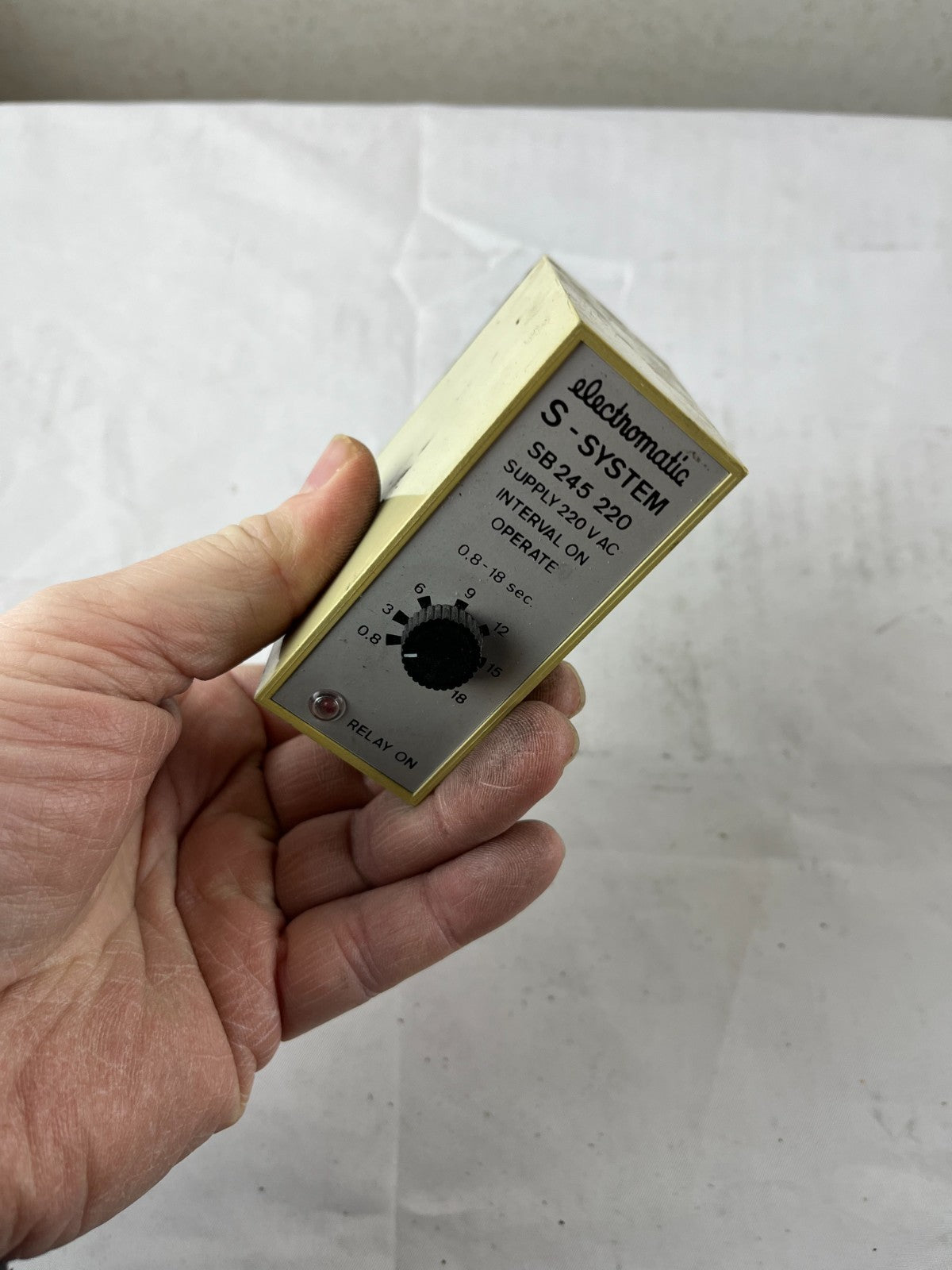 Electromatic SB245 220 Interval Timer 220VAC 0.8-18s LED CL3520 Relay Module