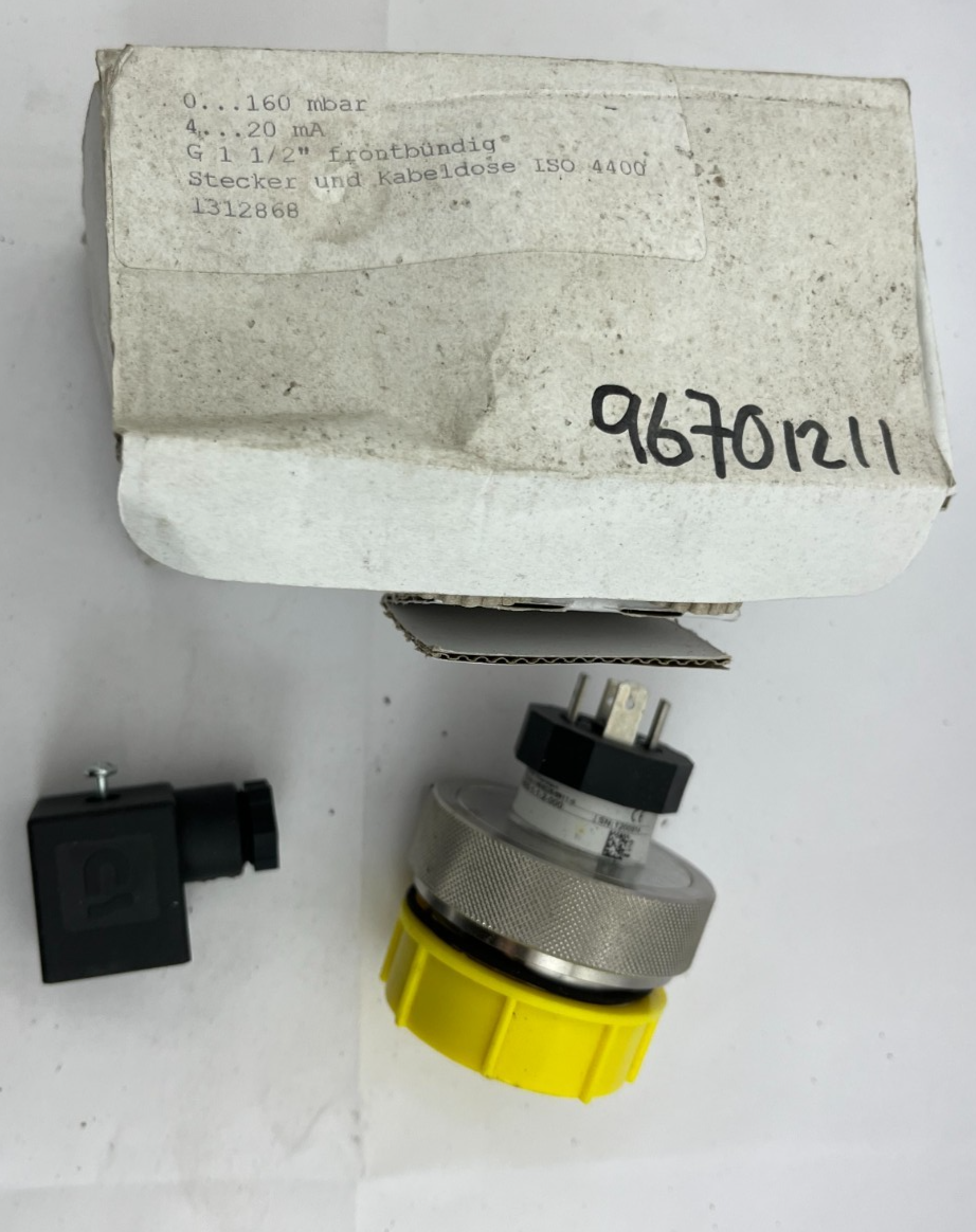 NEW BD Sensors LMK 351 Pressure Transmitter 0–160 mbar 4–20mA G1½" ISO4400 Boxed