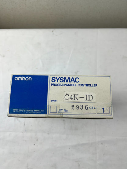 Omron Sysmac C4K-ID DC Input Module 24VDC 7mA PLC I/O Unit C-Series NIB NEW