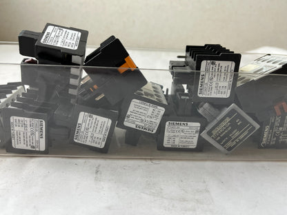 Siemens 3TX44 Contactor Relay Aux Blocks Mixed Lot 230–500V 3NO/2NC Used Spares