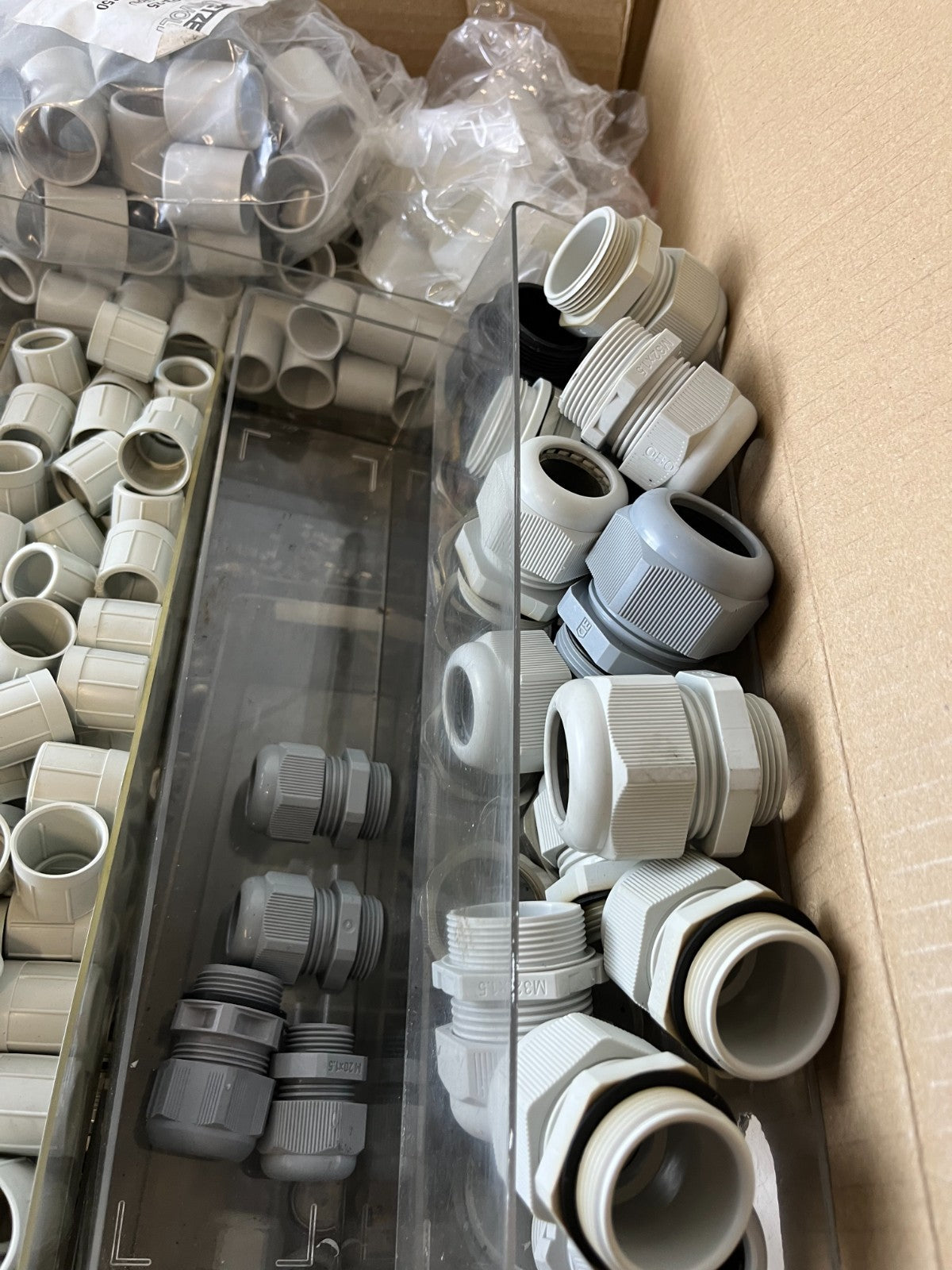 Detzel Univolt Cable Gland Lot PG21 PG29 Plastic Metal Industrial Bulk Mixed