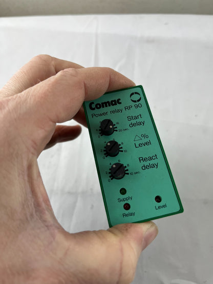Comac RP90 Power Relay NEW 3-Phase 230VAC Motor Monitor 0-6A Denmark Made