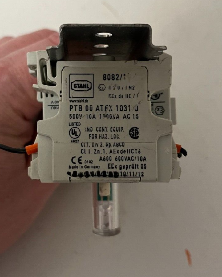 Stahl PTB 60 ATEX 1031 Explosion Proof Switch & Relay Module - Used, Tested