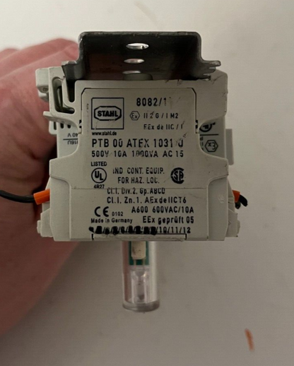 Stahl PTB 60 ATEX 1031 Explosion Proof Switch & Relay Module - Used, Tested