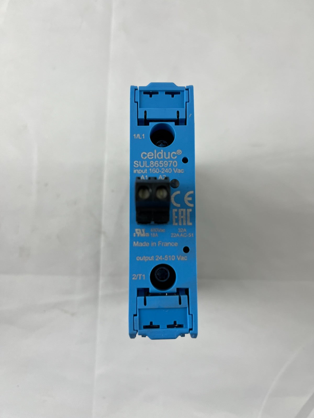 Celduc SUL865970 Solid State Contactor Relay 32A 24–510Vac Output 160–240Vac NEW