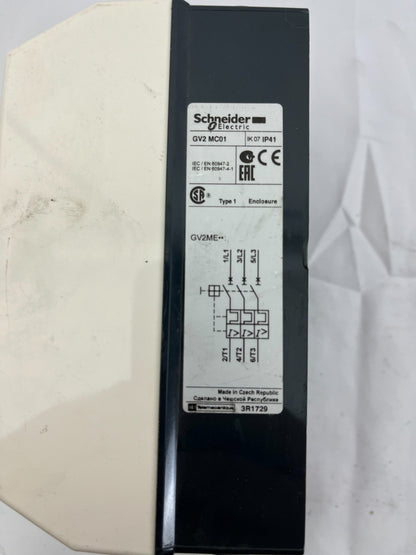 Schneider Electric GV2 MC01 Motor Starter Enclosure w/ GV2ME IP41 IP55 Used